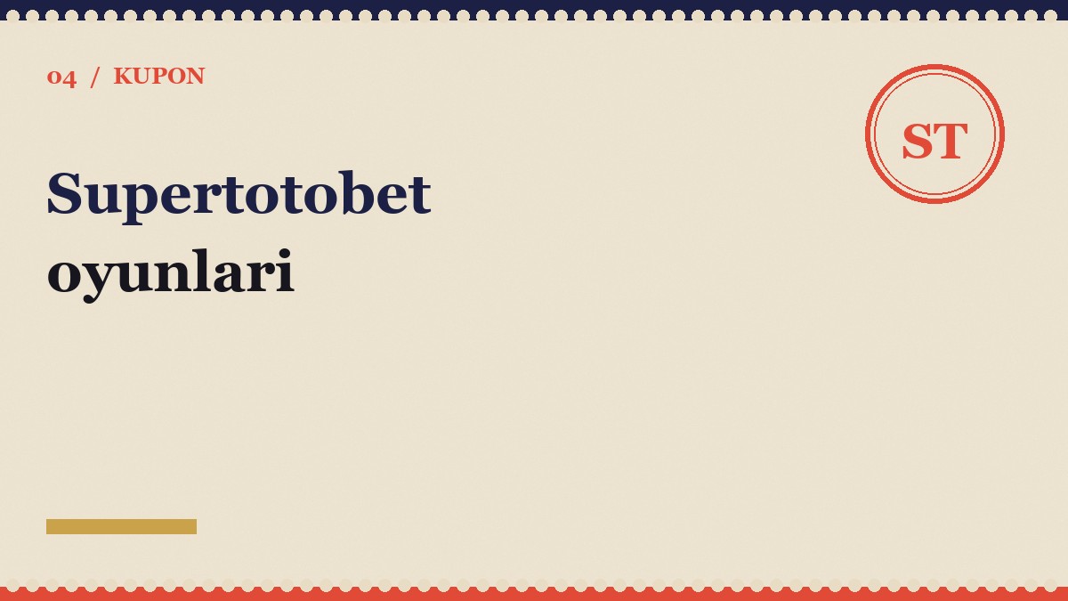 Supertotobet-Spiele